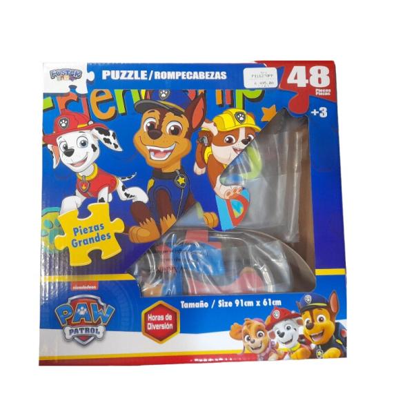 Rompecabezas de Piso Paw Patrol  48 Pzs 3a+