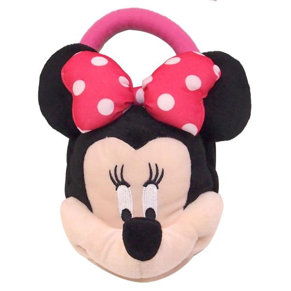 Bolso Pequeño de Peluche de Mano Disney Minnie Mouse Rosado 3a+