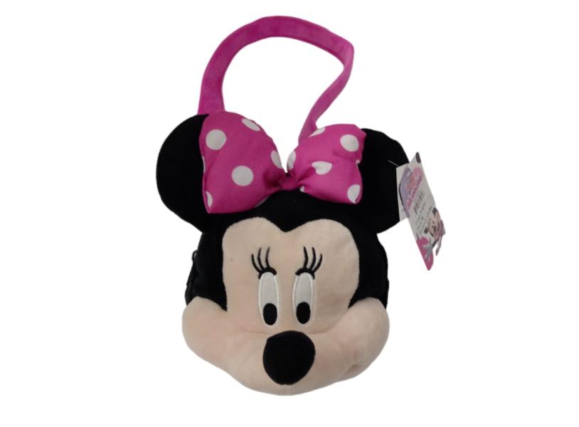 Bolso Pequeño de Peluche Disney Minnie Mouse Rosado 3a+