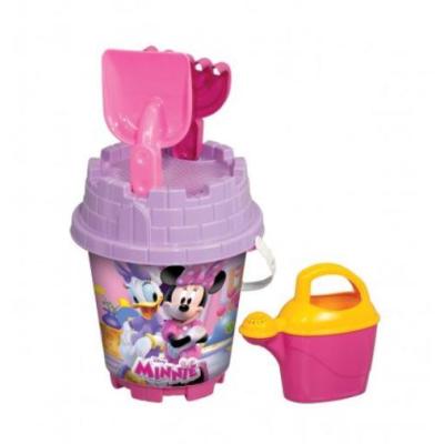 Balde Pequeño con Juguetes de Playa Disney Junior Minnie 3a+