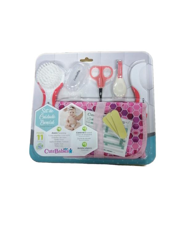Set de Cuidado Esencial Rosado 11Pzs (500078)