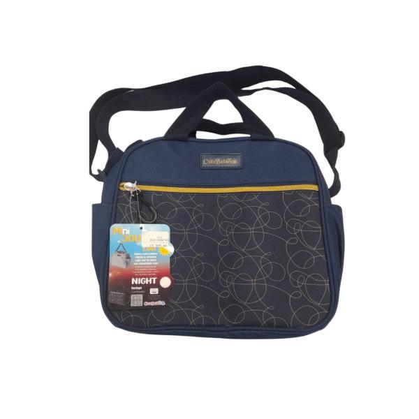 Pañalera Mini con Cambiador Azul (007496)