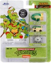 Carros Nano de Tortugas Ninja  Hollywood Rides 4cm  Set/3 3a+