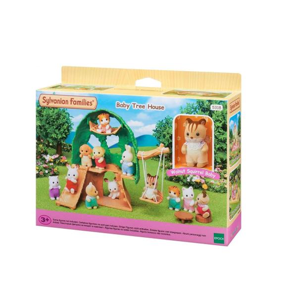 Familias Sylvanian Casa del Arbol del Bebé 3a+