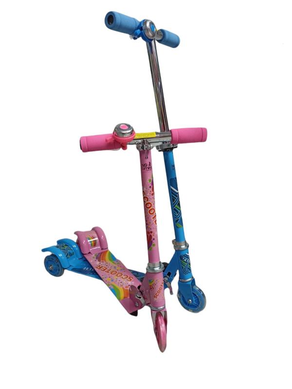 Scooter de Aluminio 3 Ruedas con Luz Rosado-Azul Surt/3 3a+ (445689)