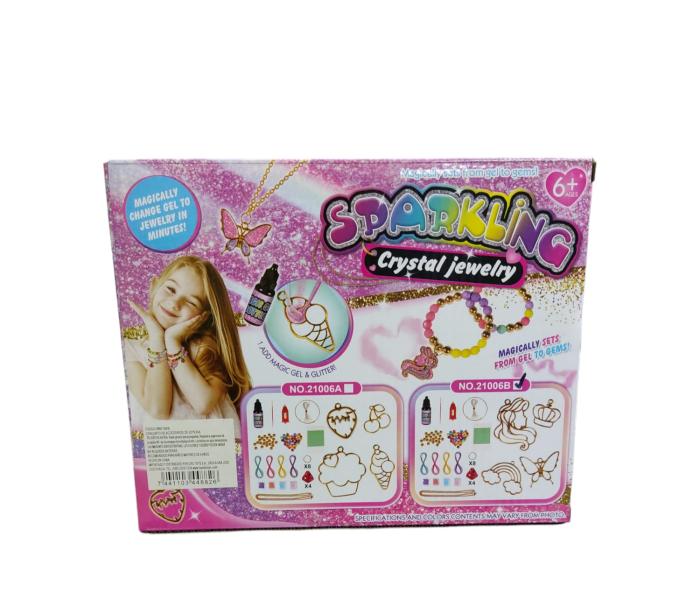 Set de Joyeria Abalorios de Princesa con gel Mágico y Brillo  6a+