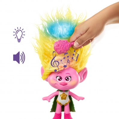 Muñeca de los Trolls 3 C/ Luz y Sonido 3a+ Viva