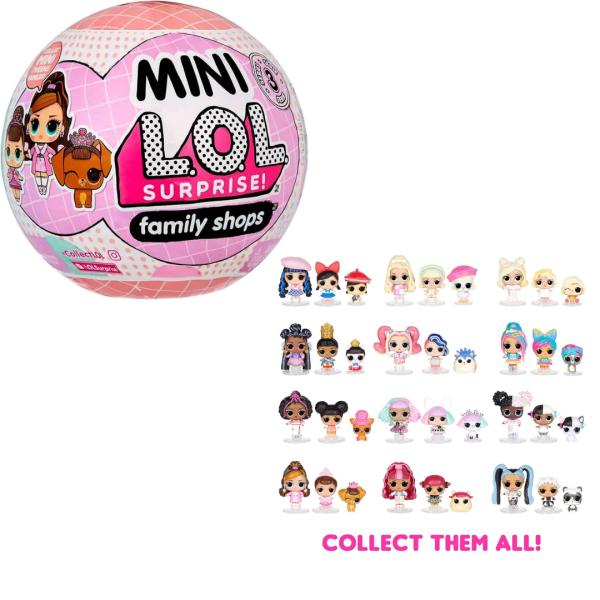 Muñeca L.O.L Mini Familia Shops  Displ/12 Serie3 8a+