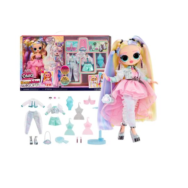 Muñeca L.O.L Sorpresa O.M.G Cambia de Color al Sol 8a+ Stellar Gurl