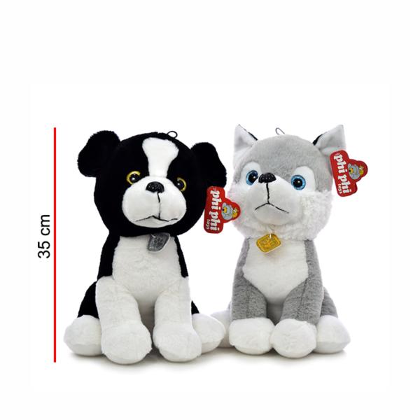 Peluche de Perro 35cm 2a+ ( Surtido de 3 Se venden por Separado )