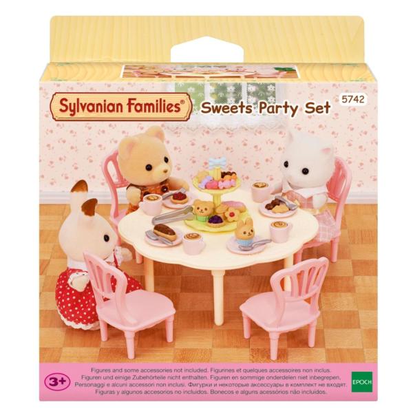 Familias Sylvanian Set de Fiesta de Dulces 3a+