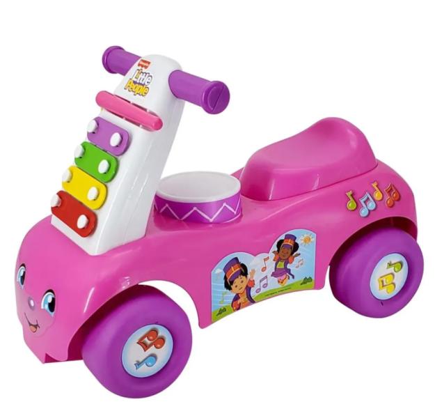 Carro Montable Aventura musical Rosado Little People 1-3 Años