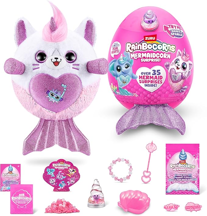 Huevo Sorpresa Rain Bocorns de Sirena Surt/6 44Pzs 3a+