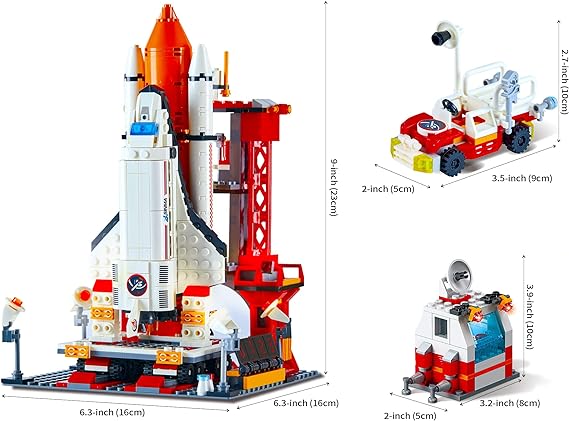 Bloques de Construcción Base Espacial 682 pzs 6a+ (450799)