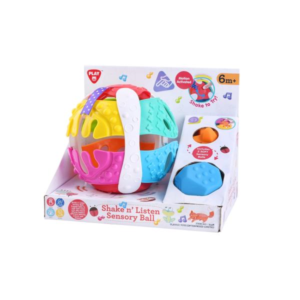 Bola Sensorial Sacude y Escucha 6m+