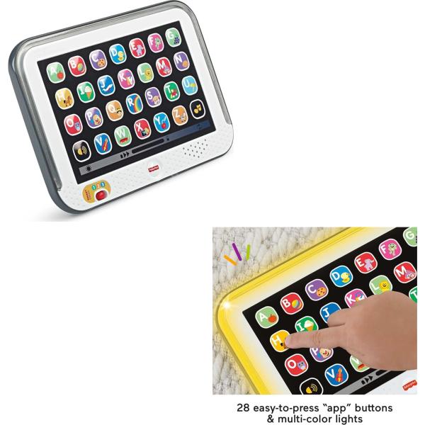 Fisher-Price Ríe y Aprende Tablet De Aprendizaje Crece Conmigo Azul 12-36m