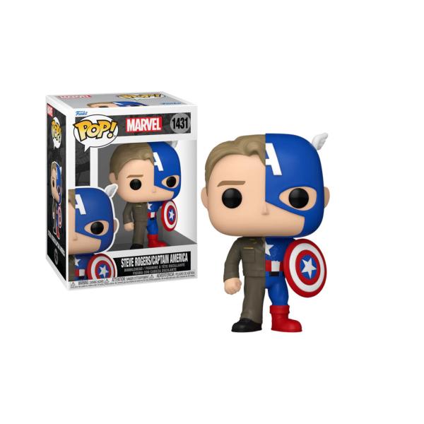 Figura Funko Pop! Marvel (1431) Steve Rogers Capitan America 3a+