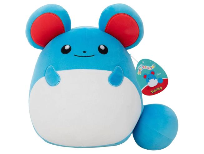 Peluche Squishmallows de Pokémon Marill 3a+