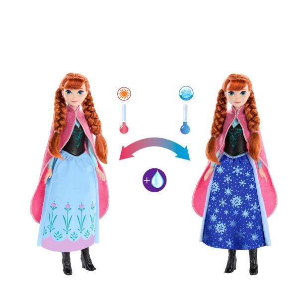 Muñeca Disney Princesas Frozen Ana con Falda Mágica 3a+
