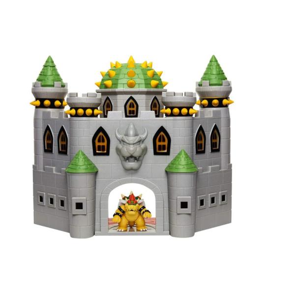 Juego Castillo Deluxe de Bowser Super Mario con 5 Figuras 3a+