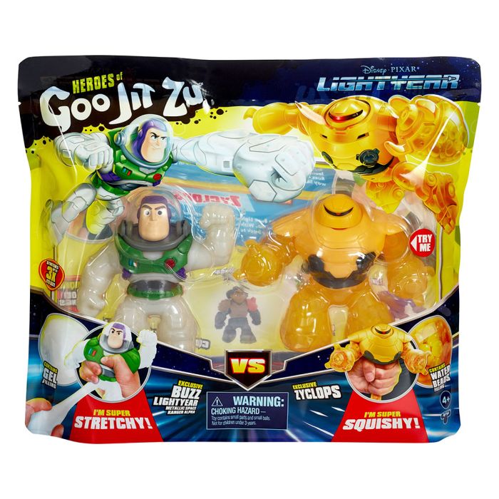 Figura Goo Jit Zu Disney Buzz Lightyear vs Zyclops 4a+