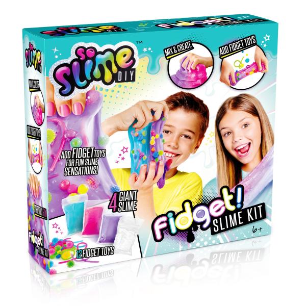 Slime Set/4 Super Slimes para Agitar 6a+