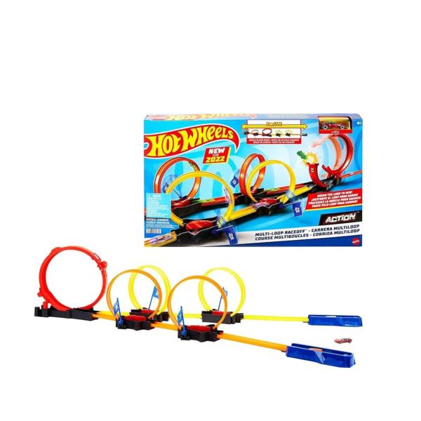 Hot Wheels -  Action Pista Carrera Multiloop 4a+