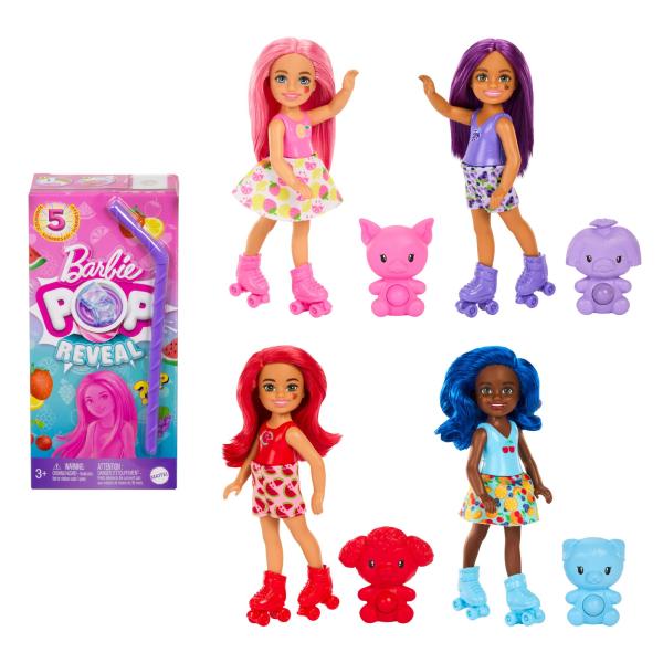 Muñeca Barbie Pop Reveal Displ/4 Surt/4 3a+