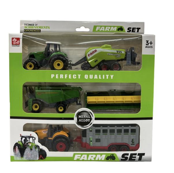 Vehiculos de Granja Set/3 8Pzs 3a+ (450782)