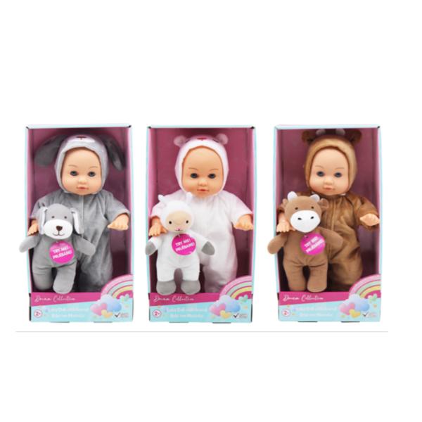 Bebé con Mascota de Peluche Dream Collection  2a+ / Surtido 3 -  Se venden por separado