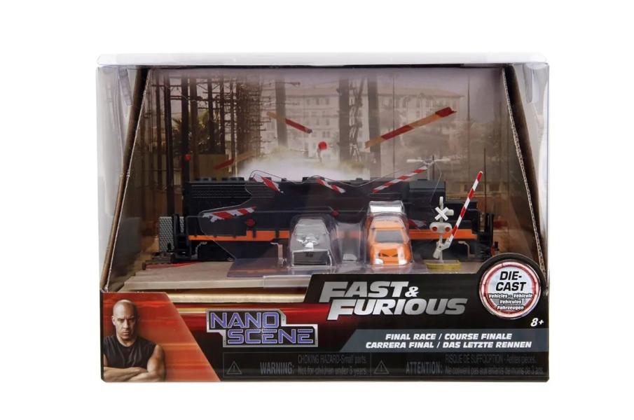 Escena Nano Rapidos y Furiosos Carrera Final con 2 Mini Vehiculos 6a+
