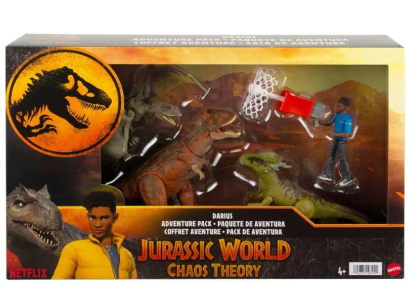 Figuras Jurassic World Parque de Aventura Set de 4 / 4a+