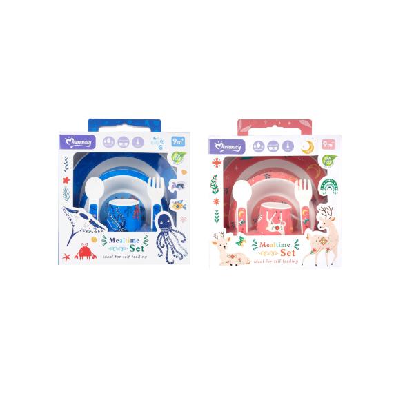 Set De Utencilios Para Comer , Platos Vaso Y Cubiertos De Plástico 9M+ Surt/2