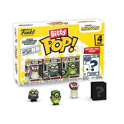 Set/4 Figuritas Funko Bitty Pop! Minions Franken Bob 3a+