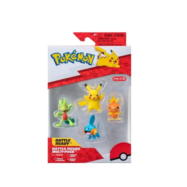 Figuras de Pokémon Set/4 4a+