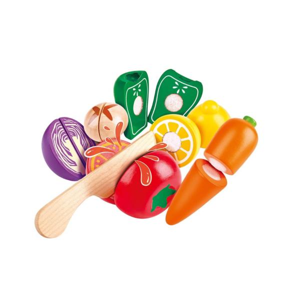 Vegetales de Madera 7Pzs 2-10 Años