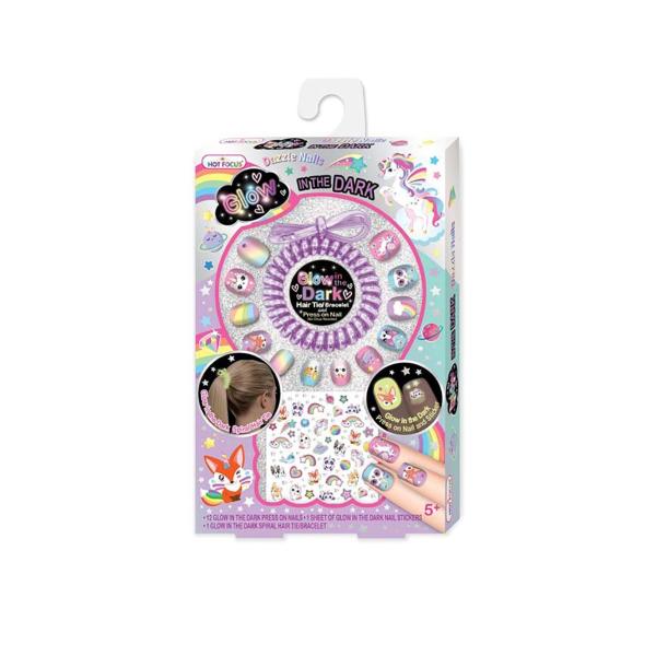 Uñas Deslumbrantes Brillan en la Oscuridad 5a+