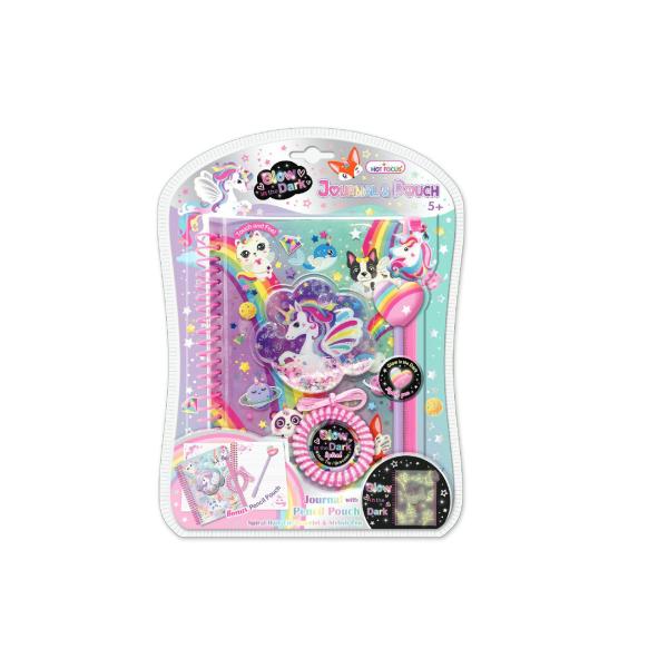 Diario con Estuche Brilla en la Ocuridad de Unicornio 5a+