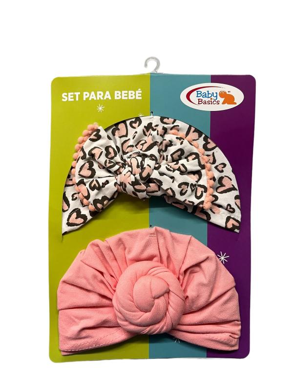 Set de Turbante Basico para Bebé  0m+