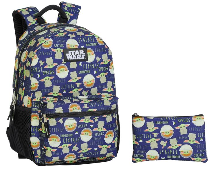 Salveque Grande Star Wars Baby Yoda Con Cartuchera