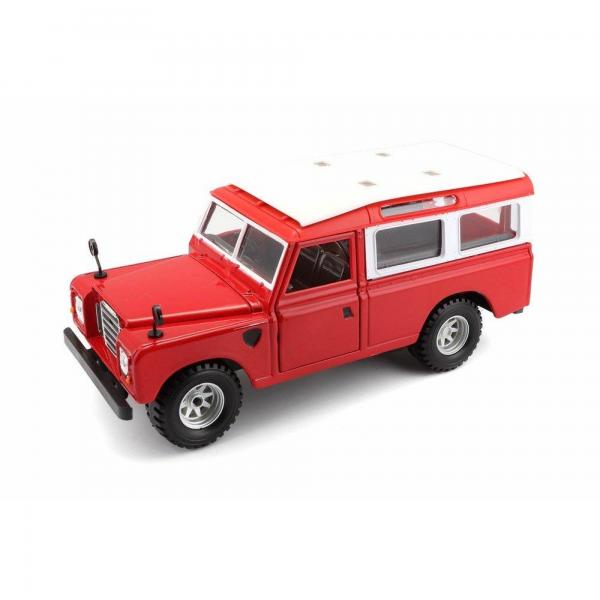 Carro Land Rover Serie II Rojo Esc:1:24 3a+  (220632)
