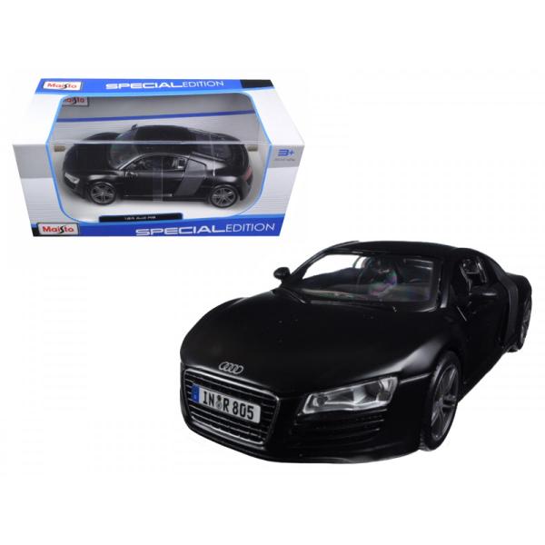 Carro 1:24 Audi R8 Negro 3a+ (312819)