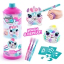 Airbrush - Set de 2 Peluches con Aerógrafo  Lavable 10cm Disp/6  Surt/3 6a+