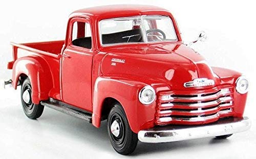 Carro Chevrolet® 3100 Pickup 1950 Esc:1:25  Rojo 3a+ (315339)(319528)