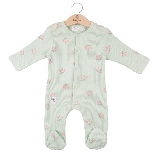 Pijama Manga Larga en Caja Color Verde Agua Niña 9m (613669)