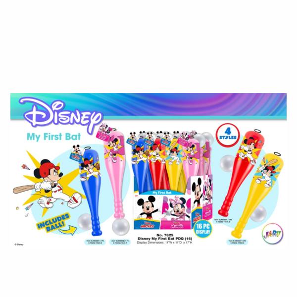 Juego de Bate con Bola de Disney Displ/16 Surt/4 4a+ (7825A-B-C-D)