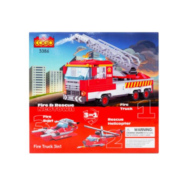 Carro de Bomberos al Rescate 3en1 249Pzs 6a+