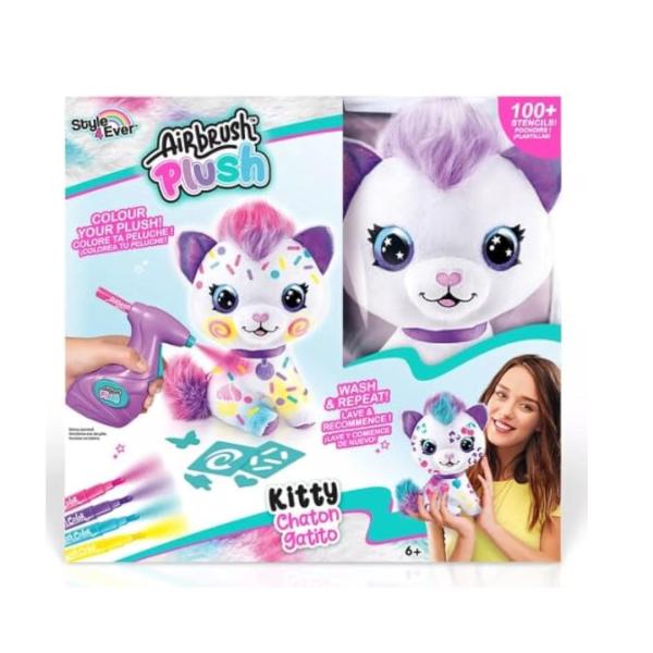 Peluche de Gatito para Personalizar con 100 Plantillas 6a+