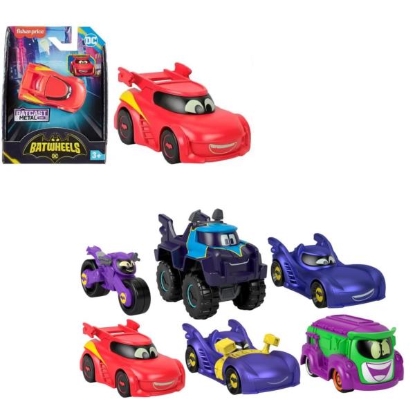 F-P-Mini Carros Batwheels DC 3A+ (Se venden por separado)