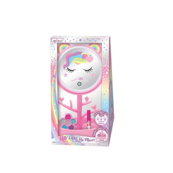 Espejo con Luz y Cosméticos 14a+